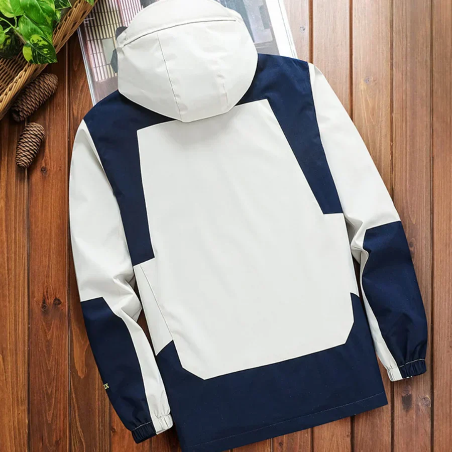 Waterproof Men's Hooded Jacket - Lightweight Shell For Rain - Image 3