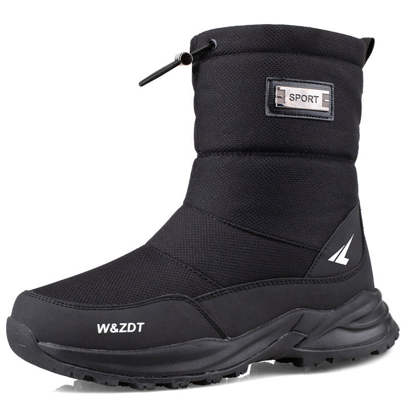 Waterproof Men's Snow Boots - Insulated Zipper, Mesh - Image 5