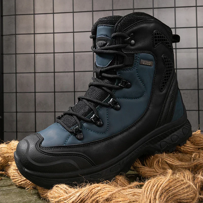Waterproof Mens Boots - High Ankle Leather, For Winter - Image 8