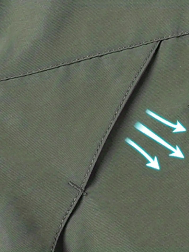 Waterproof Mens Outdoor Jacket - Athletic Technical Shell - Image 3