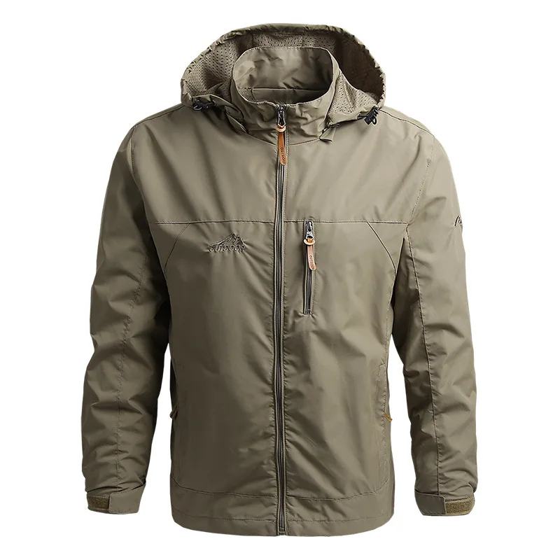 Waterproof Mens Tactical Jacket - Hooded, Lightweight - Image 30