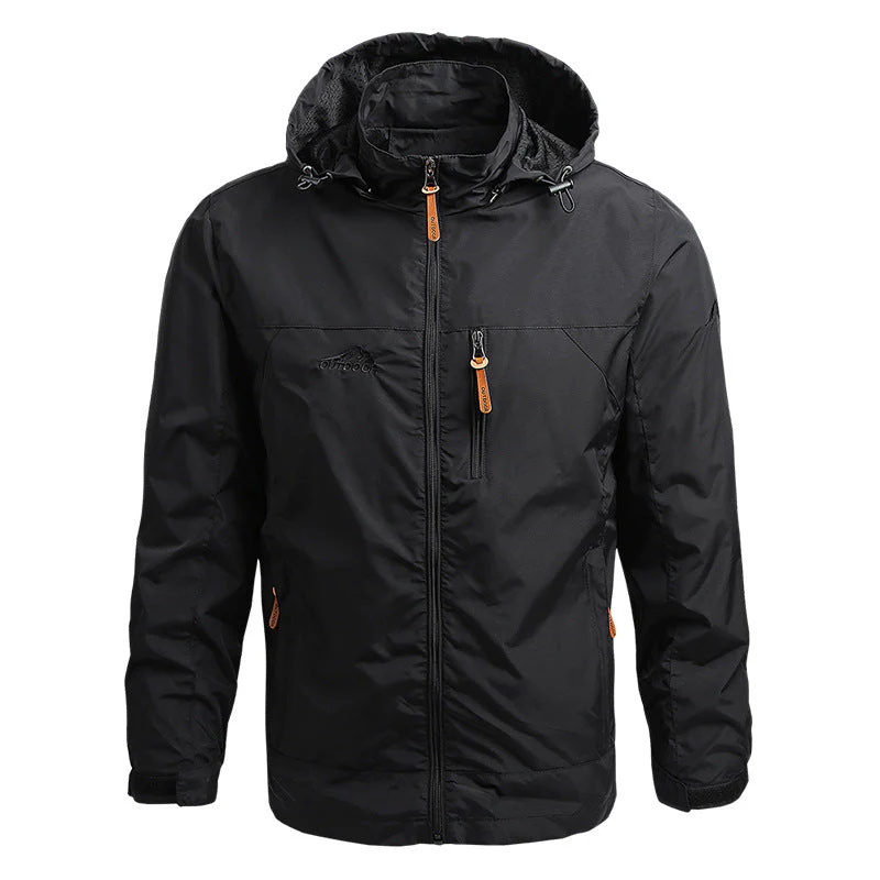 Waterproof Mens Tactical Jacket - Hooded, Lightweight - Image 4