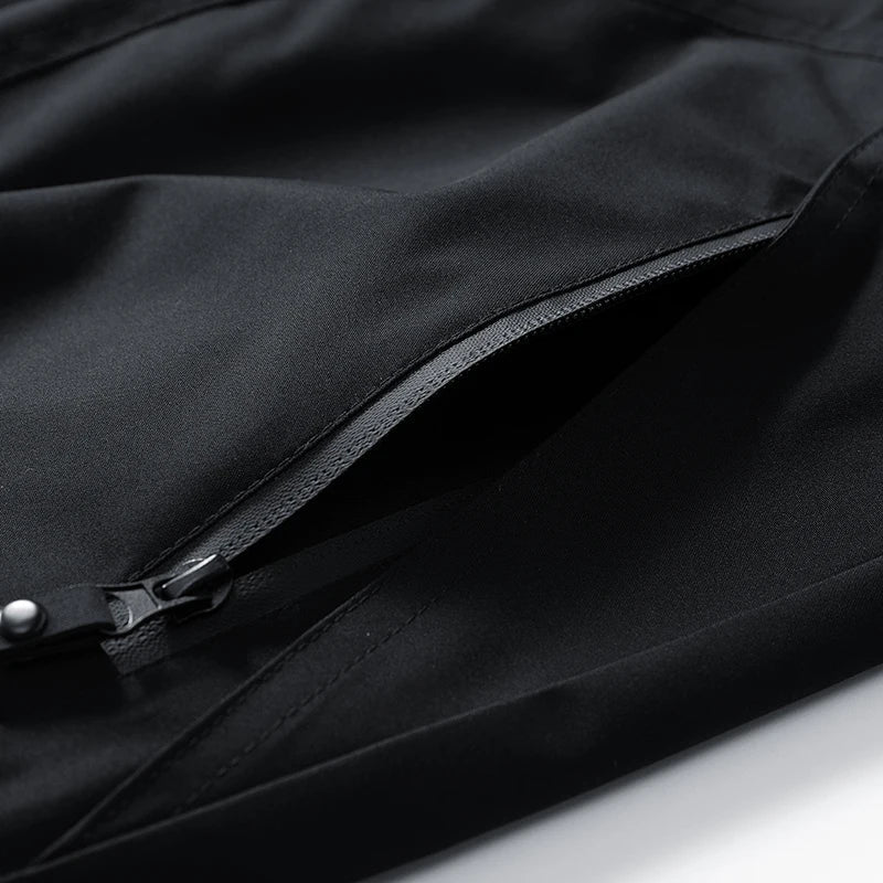 Waterproof Relaxed Men's Jacket - Hooded Polyester, Camping - Image 14
