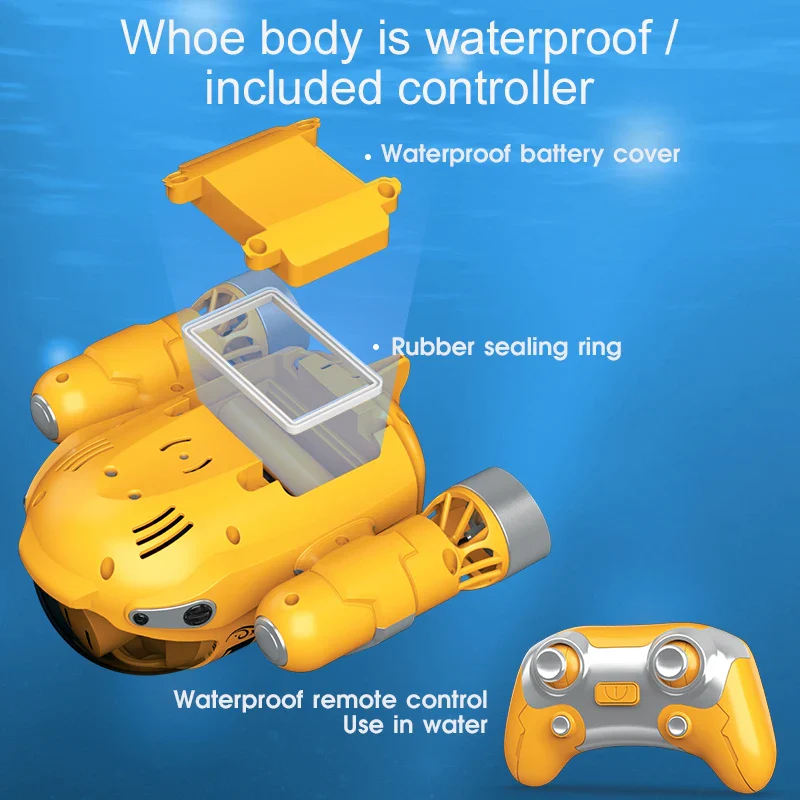 Waterproof Remote Control Motorboat with Dual Propellers - Fun RC Steamboat for Kids, Perfect Pool Toy - Image 3