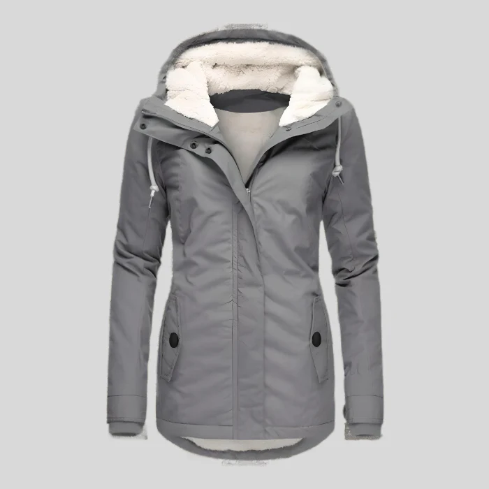 Waterproof Women's Parka - Long Hooded, Insulated Winter