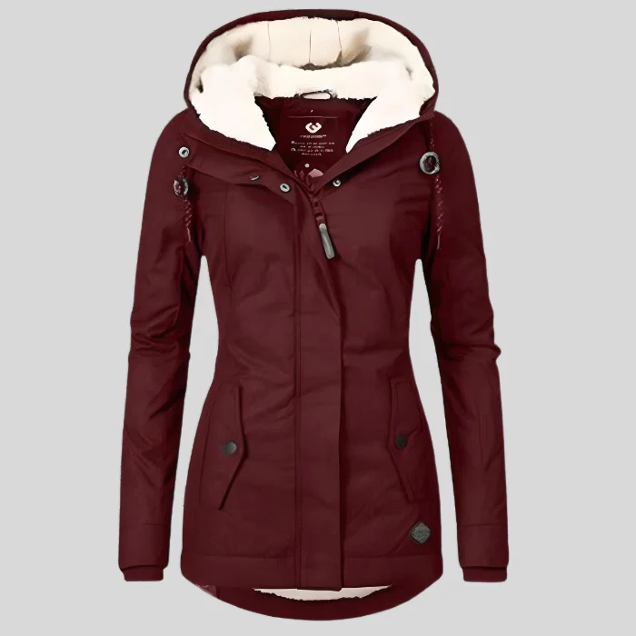 Waterproof Women's Parka - Long Hooded, Insulated Winter - Image 6