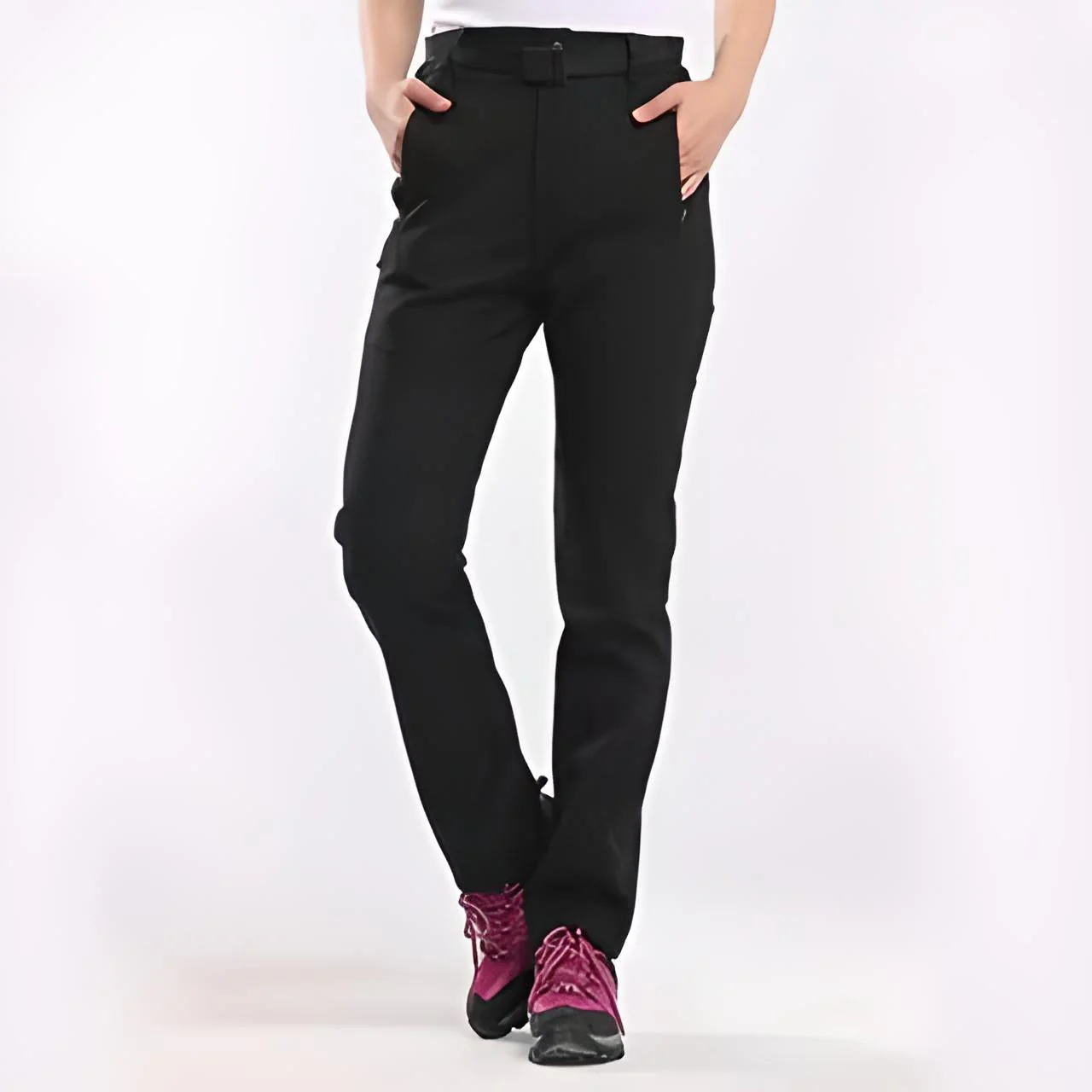 Waterproof women’s hiking pants – elastic, breathable, for outdoor activities