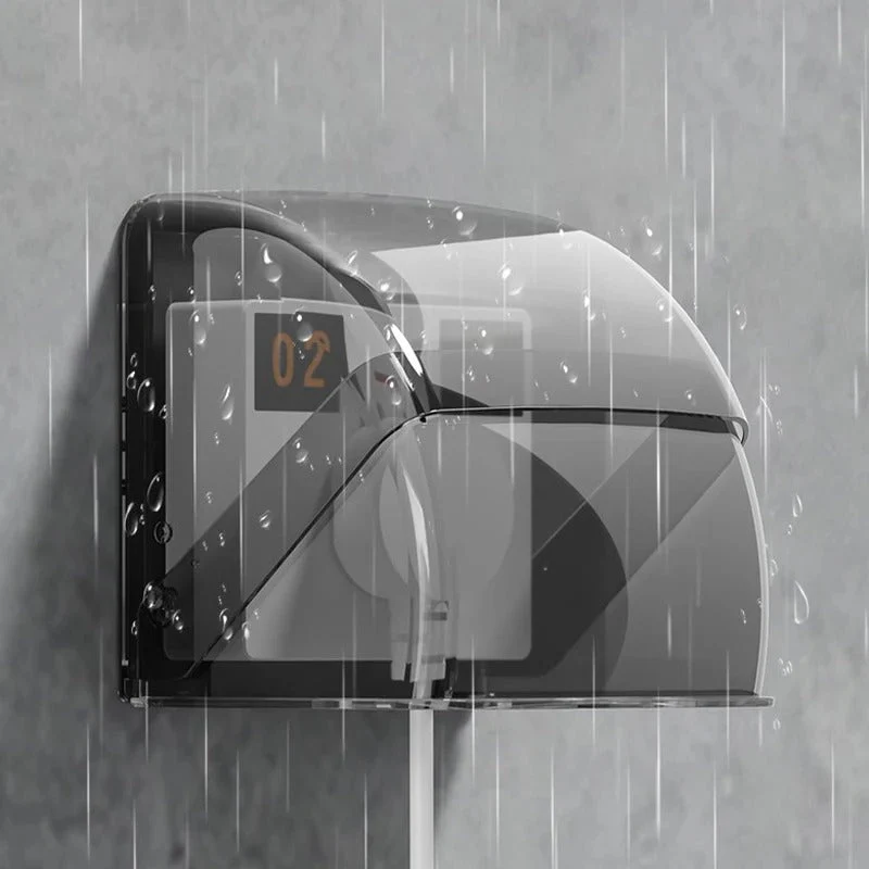 Weatherproof Outdoor Electrical Outlet Cover for EV Chargers, Waterproof Shield, Easy Install, Fits 86 Socket Chargers