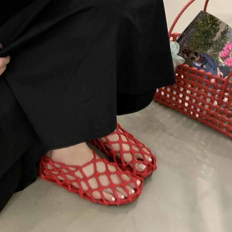 Breathable Women’s Ballet Flats - Mesh Weave, Summer - Image 9