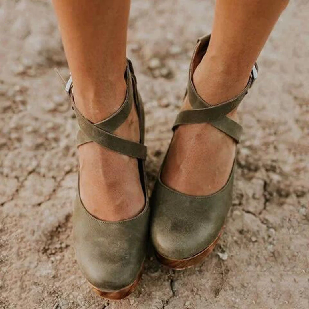 Wedge Heel Sandals for Women - Comfortable Anti-Slip Design, Perfect for Casual and Special Occasions - Image 5