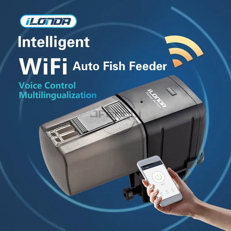 WiFi Fish Feeder 2L Hopper Automatic Aquarium Feeder Smart Home 2025 App And Voice Control Scheduled Feeding - Image 2