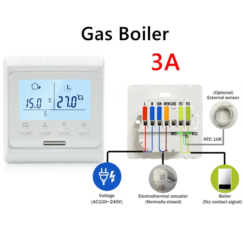 WiFi Thermostat For Floor Heating Programmable Smart Controller With App Remote Alexa Google Assistant 2025 - Image 8