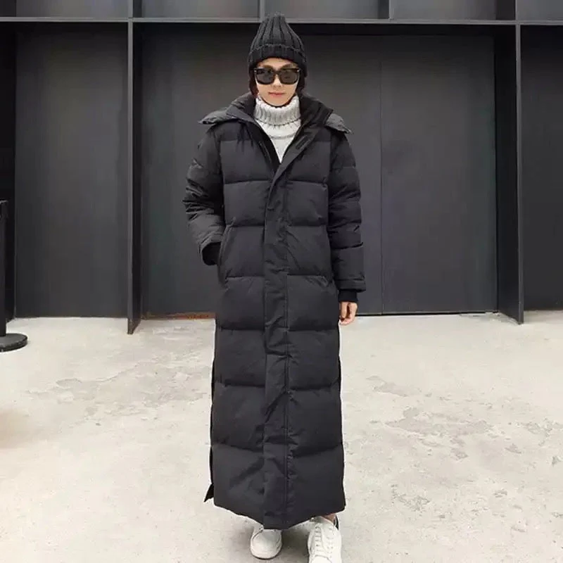 Windproof Oversized Women's Maxi Coat - Quilted Insulated - Image 2