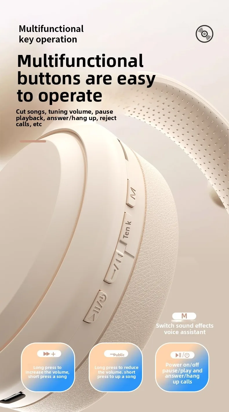 Wireless Bluetooth Headphones Over Ear Noise Cancelling - Image 15