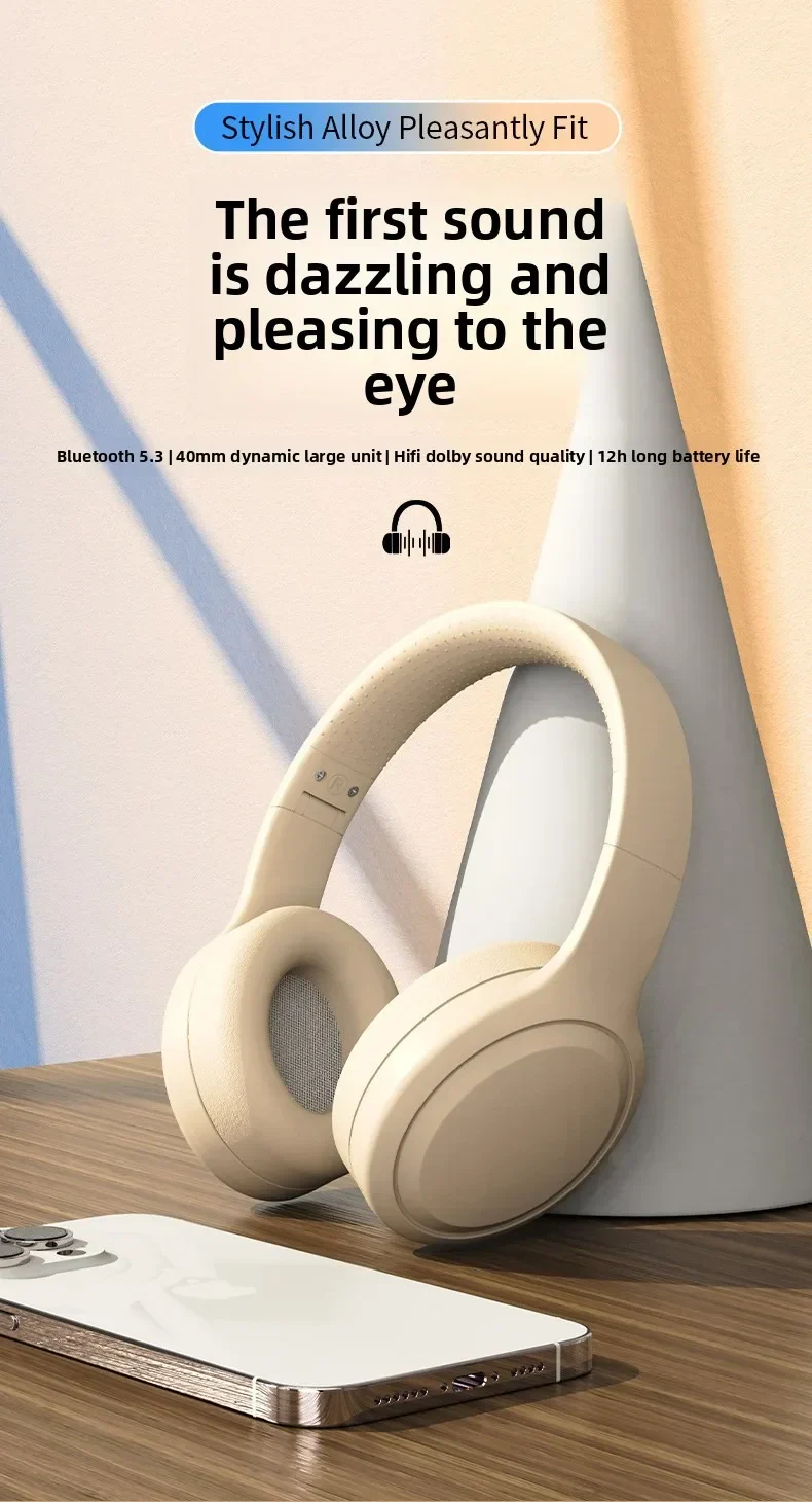 Wireless Bluetooth Headphones Over Ear Noise Cancelling - Image 6