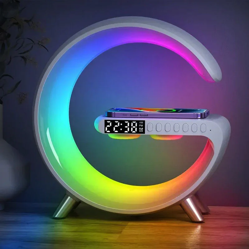 Wireless Charging Lamp RGB Ambient Light Stand 2025 - Image 10