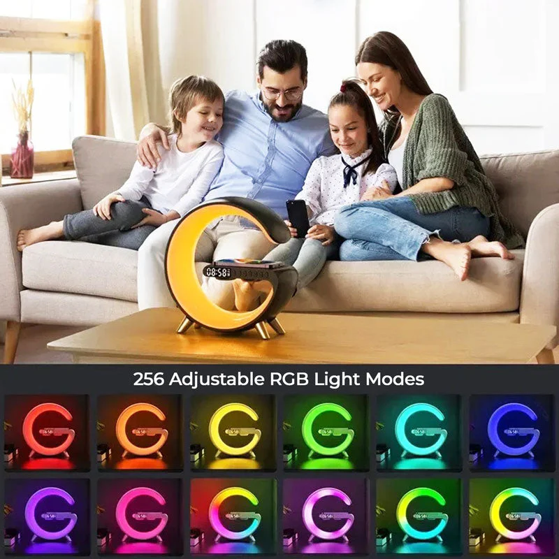 Wireless Charging Lamp RGB Ambient Light Stand 2025 - Image 4