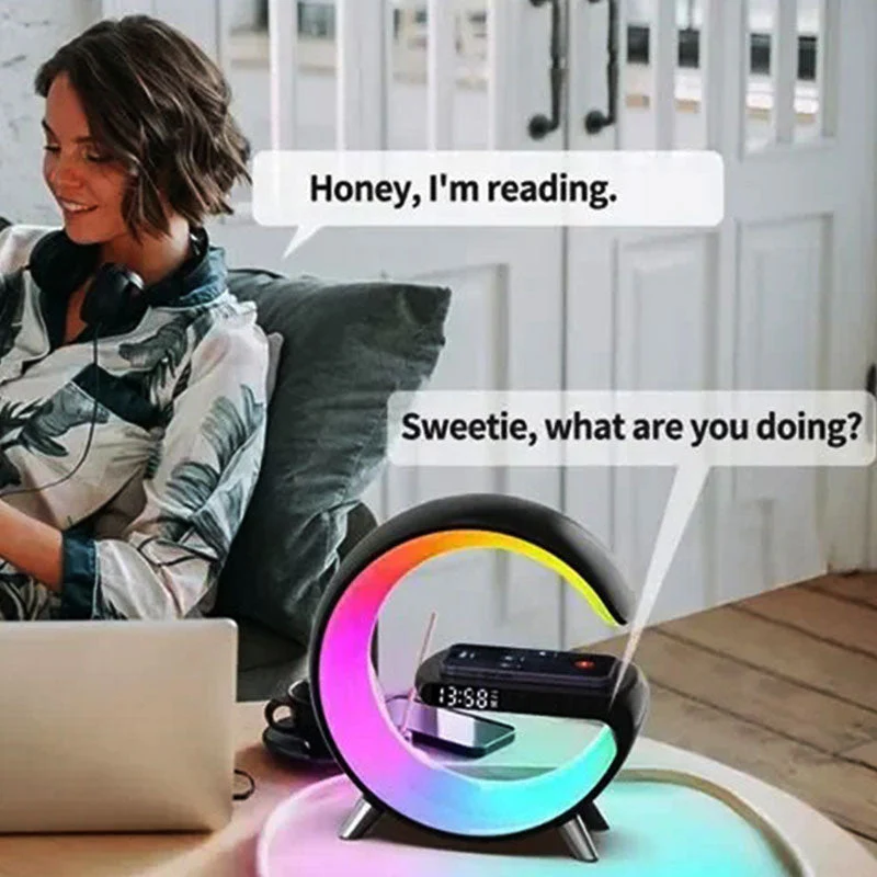 Wireless Charging Lamp RGB Ambient Light Stand 2025 - Image 5