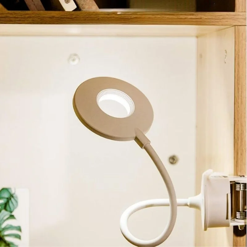 Wireless Desk Clip Lamp With Ring Light Soft Eye Care - Image 5