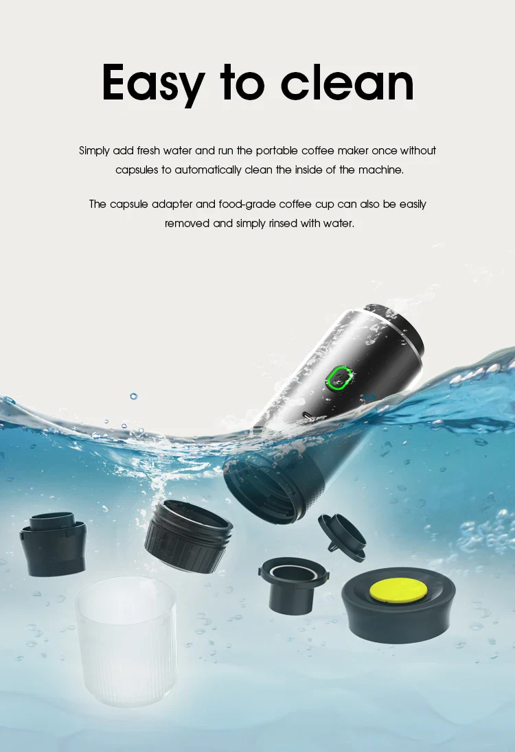 Portable Espresso Machine Wireless 3 In 1 Travel Car Camp - Image 17
