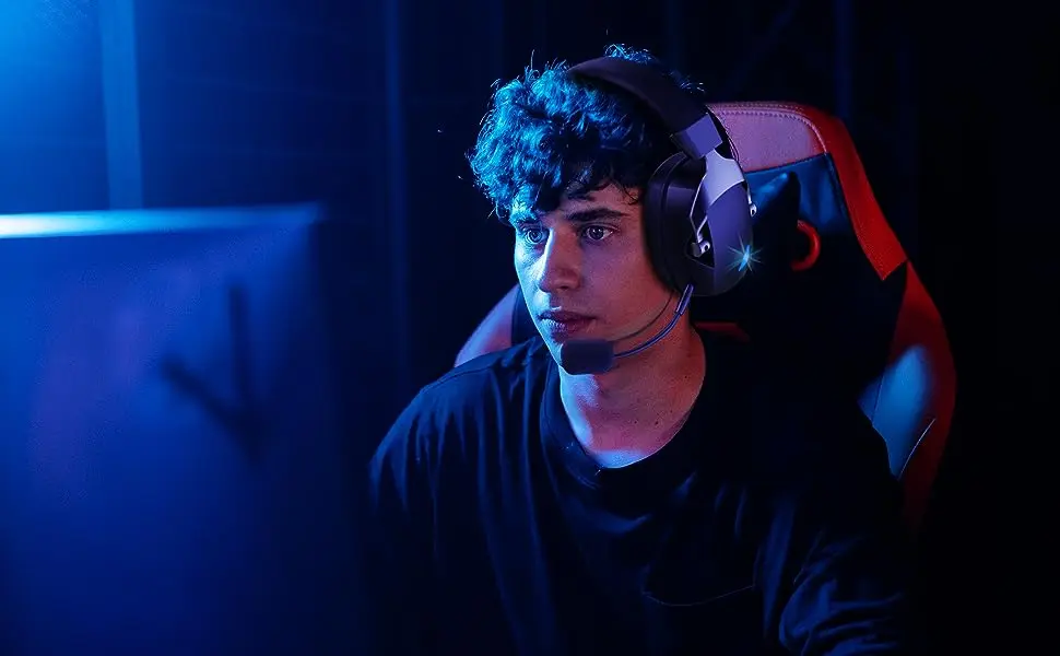 Wireless Gaming Headset Detachable Mic Multi Mode Comfort - Image 10