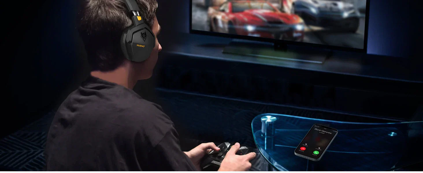 Wireless Gaming Headset With Mic Active Noise Cancellation - Image 12