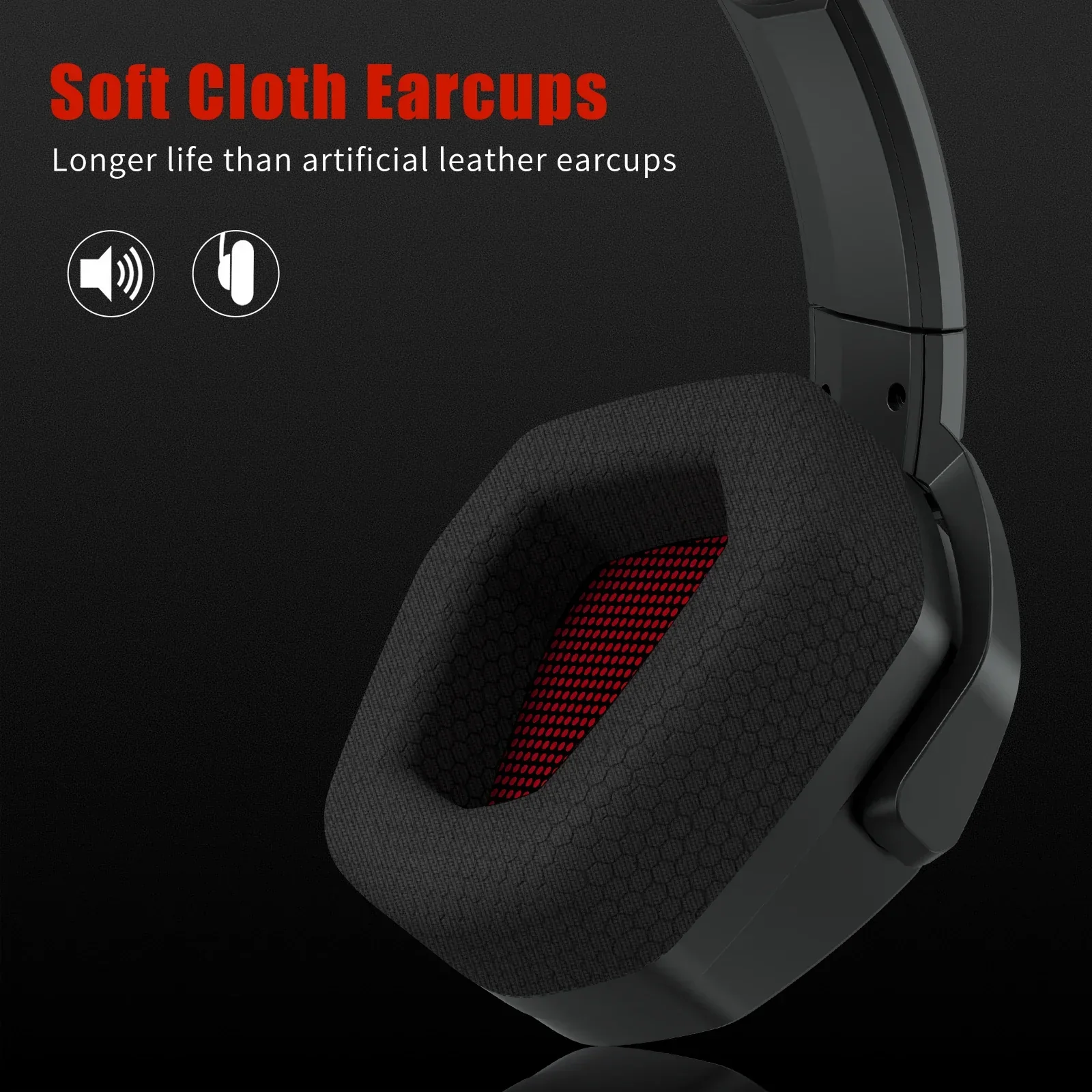 Wireless Gaming Headset With Mic Active Noise Cancellation - Image 17