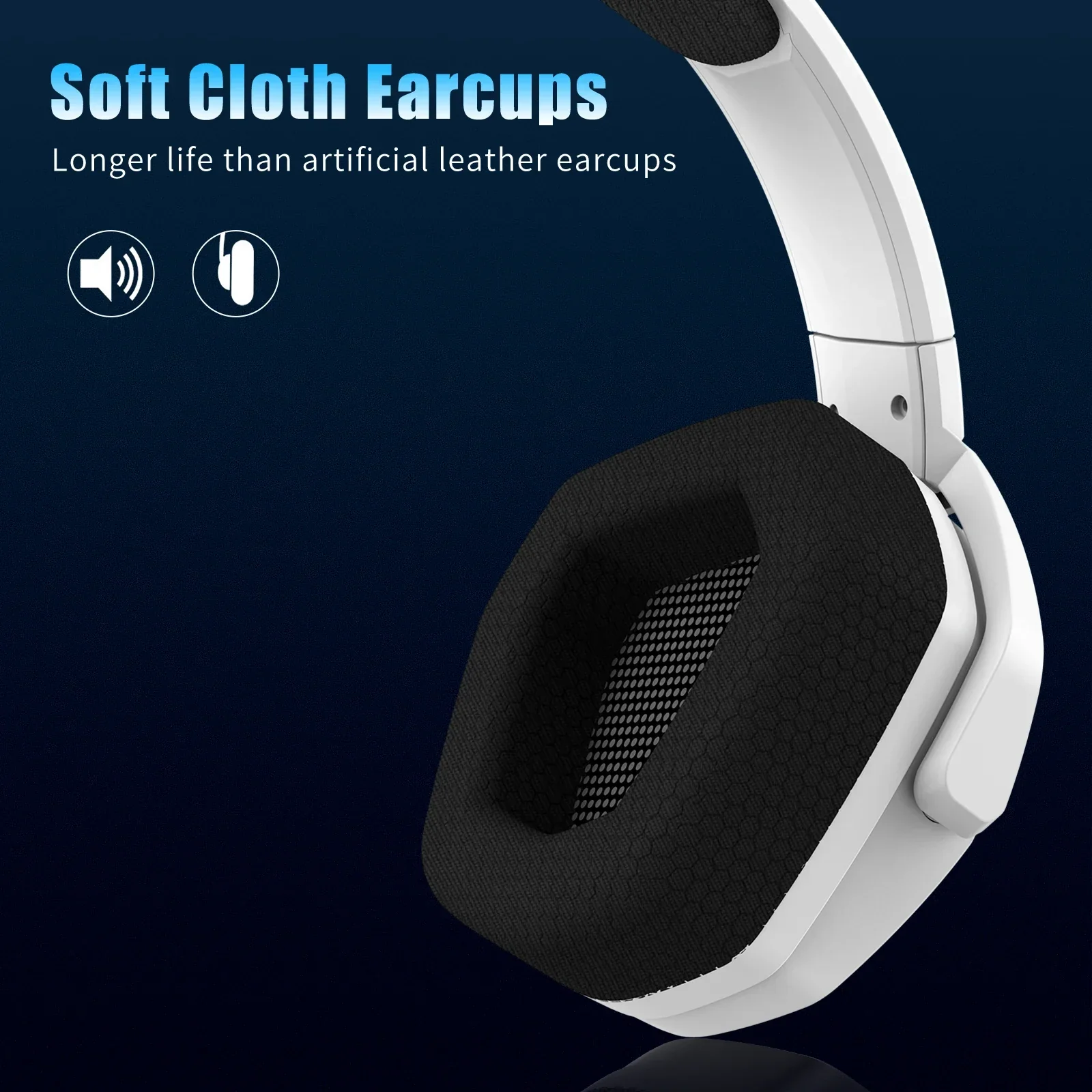 Wireless Gaming Headset With Mic Active Noise Cancellation - Image 5