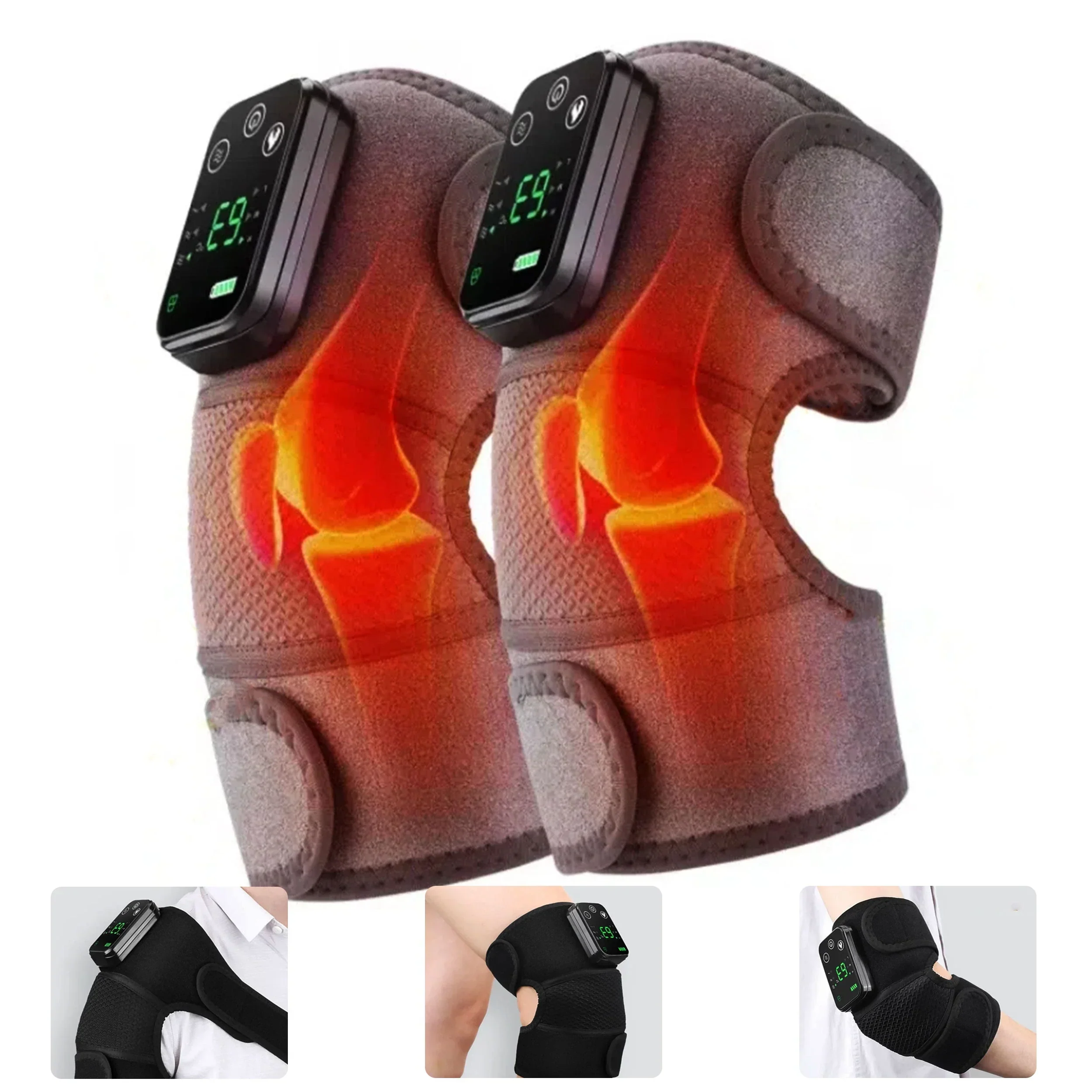 Wireless Heated Massager 3 In 1 Knee Elbow Shoulder - Image 10