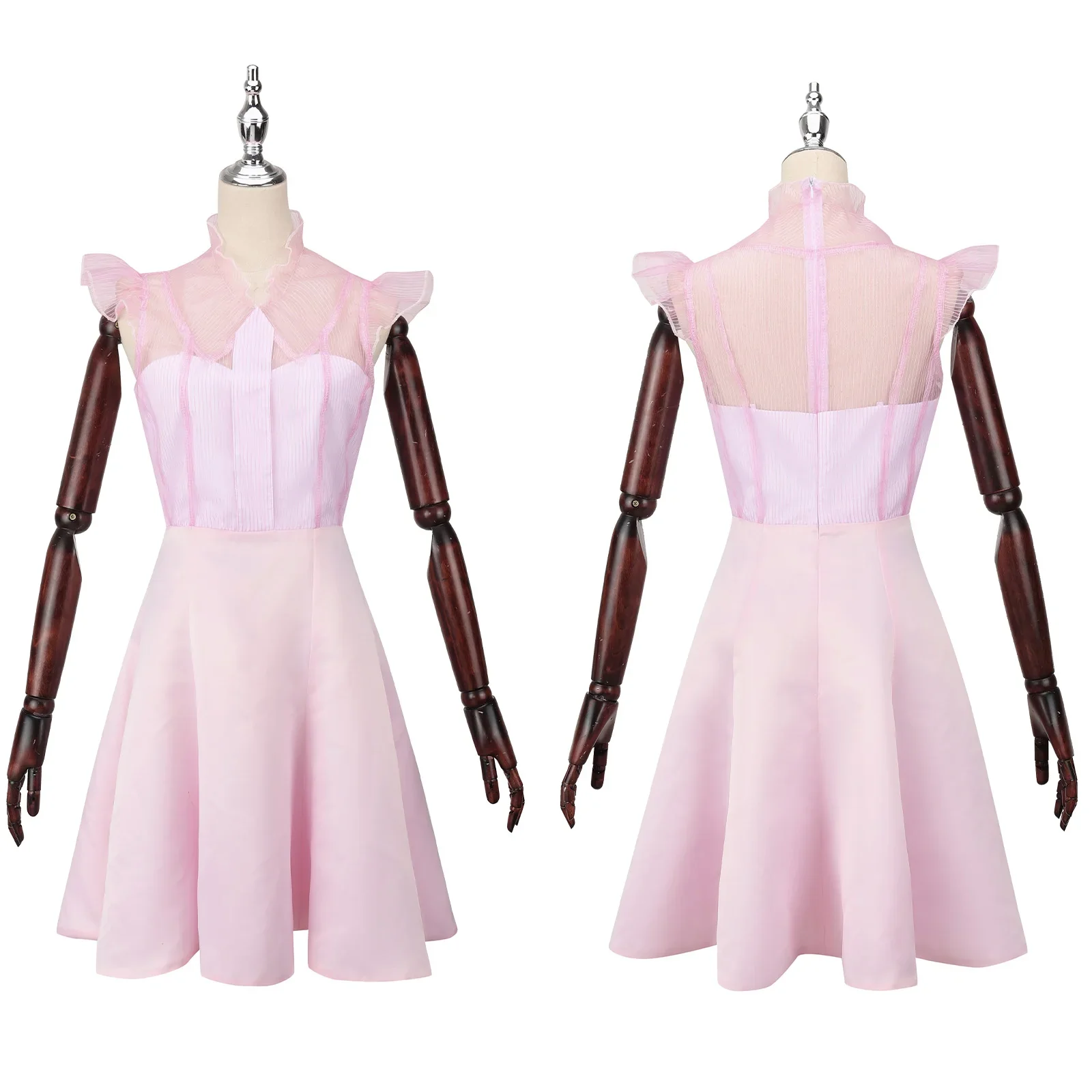 Glinda Witch Pink Cosplay Dress Halloween Party 2025 - Image 6