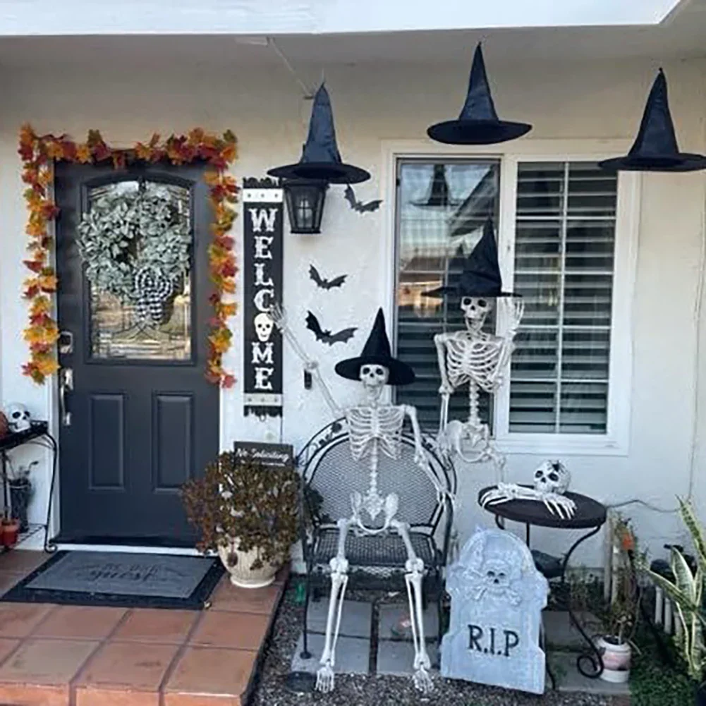Witch Hats Hanging Decor Halloween Props Indoor Outdoor - Image 3