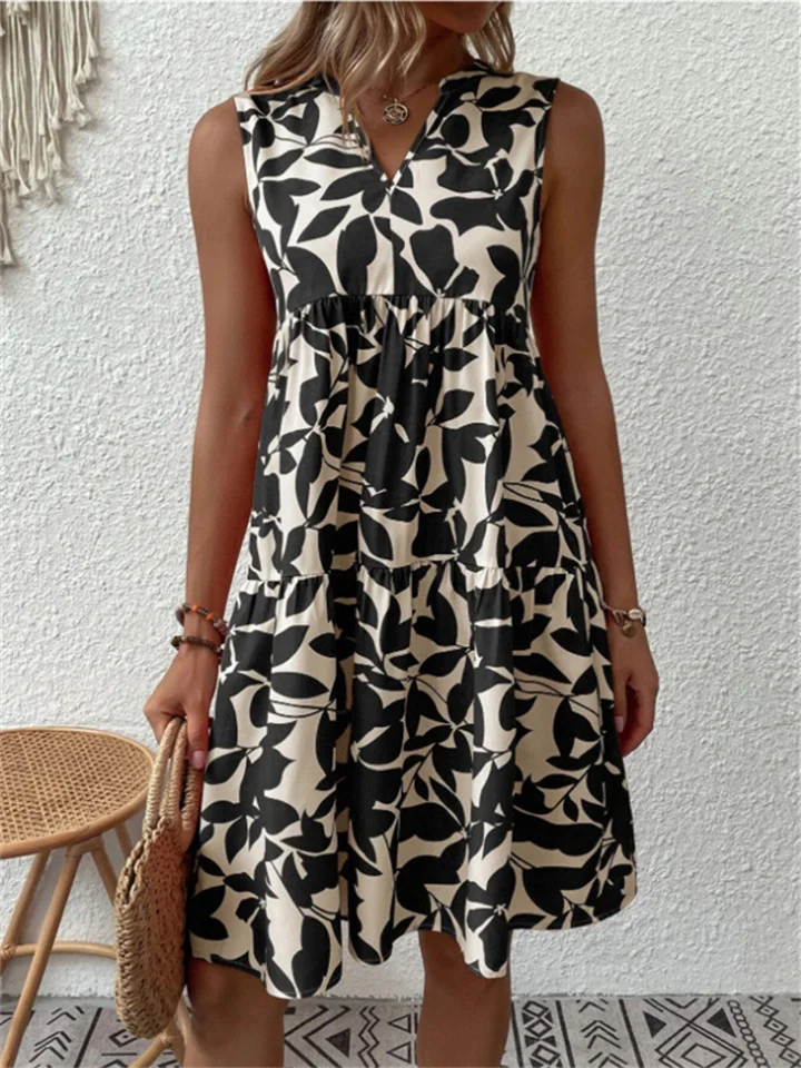 Women's A-Line Floral Maxi Dress, Breathable Cotton Summer Dress for Beach and Garden Parties, Plus Size Available - Image 8