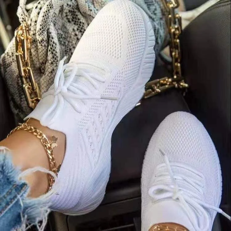 Women's Arch Support Slip-On Sneakers with Memory Foam and Slip-Resistant Sole - Best Walking Shoes for Women, White Sneakers Women - Image 5