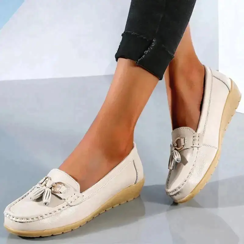 Women's Orthopedic Moccasins, Breathable PU Leather Ladies Moccasin Shoes for Comfort and Support - Image 51
