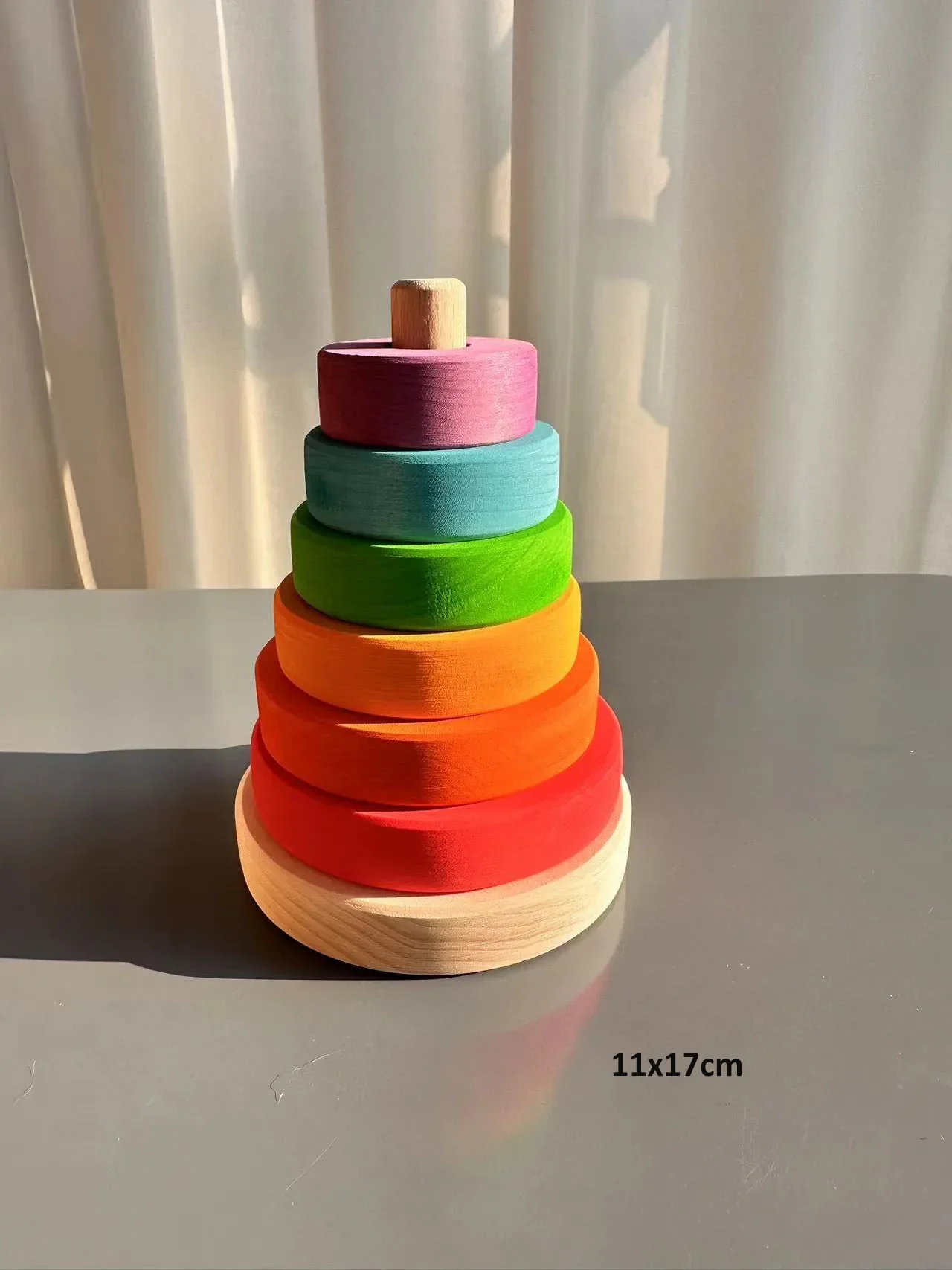 Wooden Building Blocks Pastel Nordic Stacking Play Set Fall 2025 Eco Friendly Imaginative Play Gift - Image 19