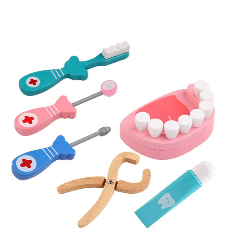 Wooden Doctor Playset - Educational Medical Toy for Kids, Imaginative Role-Playing Fun - Image 7