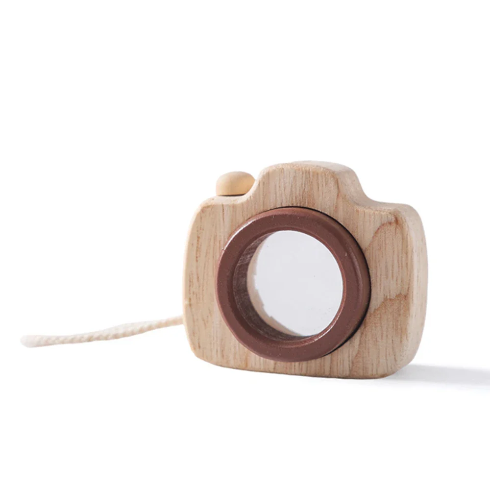 Wooden Montessori Camera Toy for Kids, BPA Free, Lightweight, Sensory Play Gift for Toddlers and Young Children - Image 7