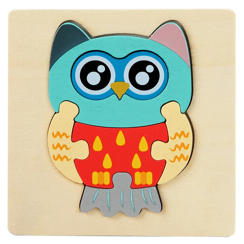 Wooden Puzzle Montessori Animals Educational Toy for Kids - Image 7