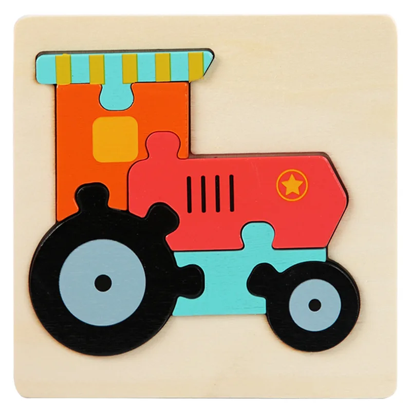 Wooden Puzzle Montessori Animals Educational Toy for Kids - Image 9