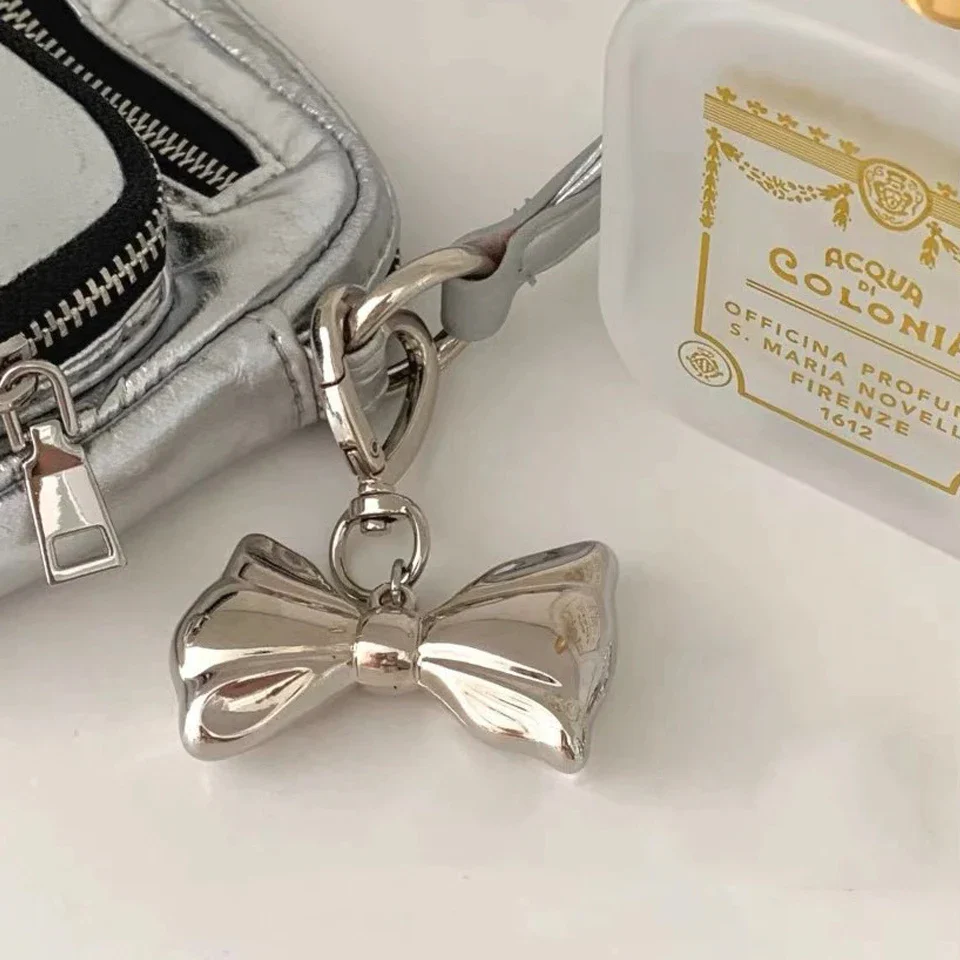 Beaded Pearl Bow Keychain Y2K Bag Charm Cute Gift Accessory - Image 10