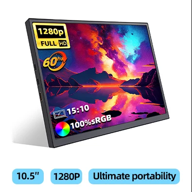 2K Portable Monitor 14 Inch Touch HDR 60Hz Gaming Display - Image 16