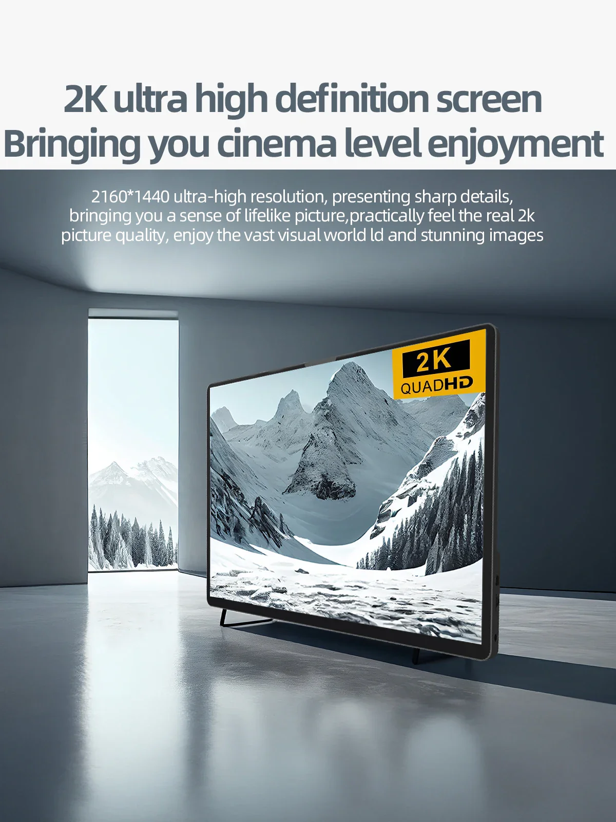 2K Portable Monitor 14 Inch Touch HDR 60Hz Gaming Display - Image 5
